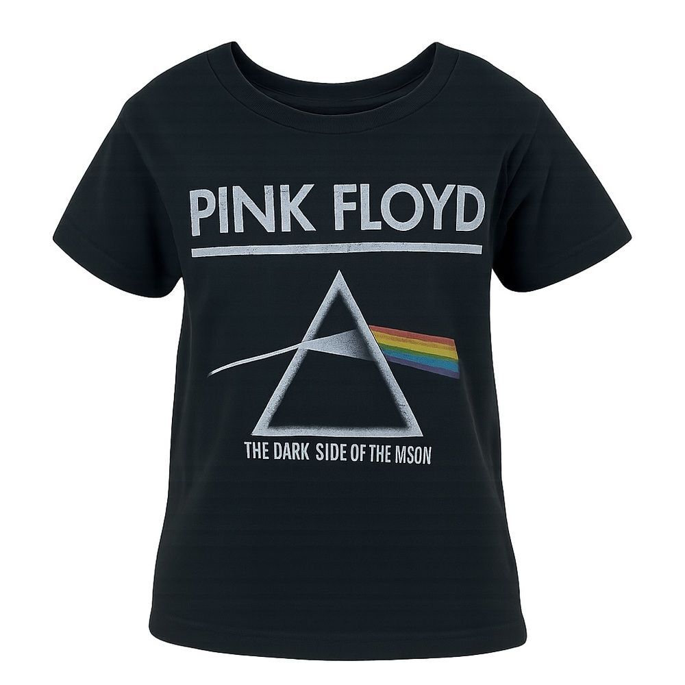 Pink Floyd Junk Food Graphic Prism Logo Concert Band T | Small